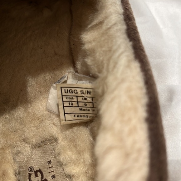 Ugg Mens slip on loafers brown and tan herringbone size 10 - Picture 9 of 11